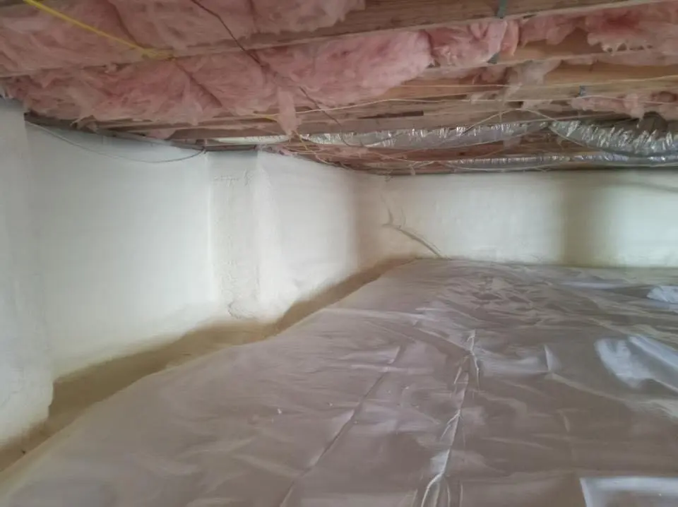 Crawl space encapsulation with closed-cell spray foam for Roof Waterproofing in Grantsville
